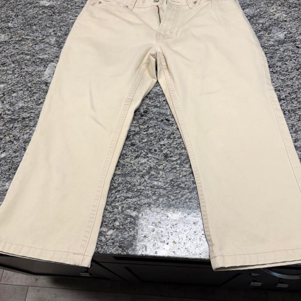 Gap Women's Cream and Tan Jeans